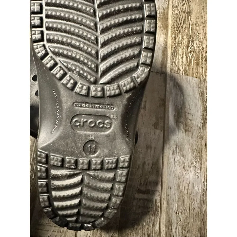 CROCS Men’s Classic Crocs Black Size 11 - Picture 4 of 4